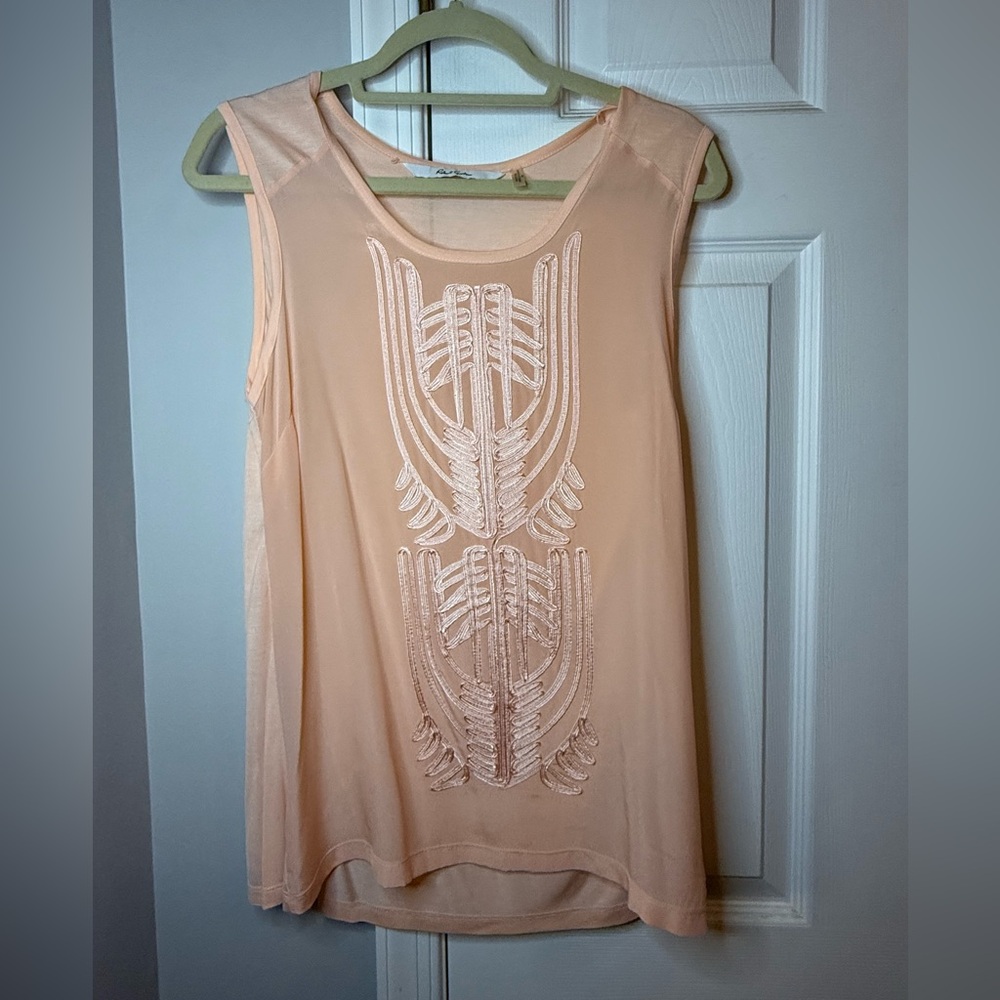 Robert Graham Tank Top in Light Pink